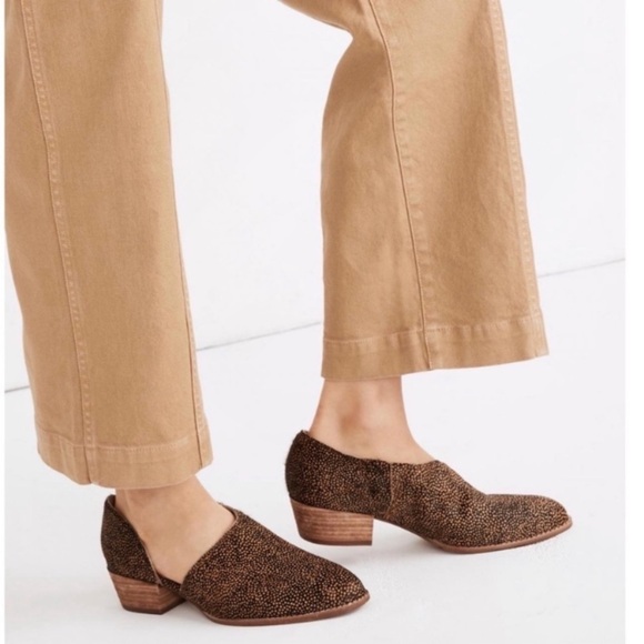 MADEWELL Lucie Spotted Calf Hair Loafers Toffee Multi Tan - Picture 2 of 12